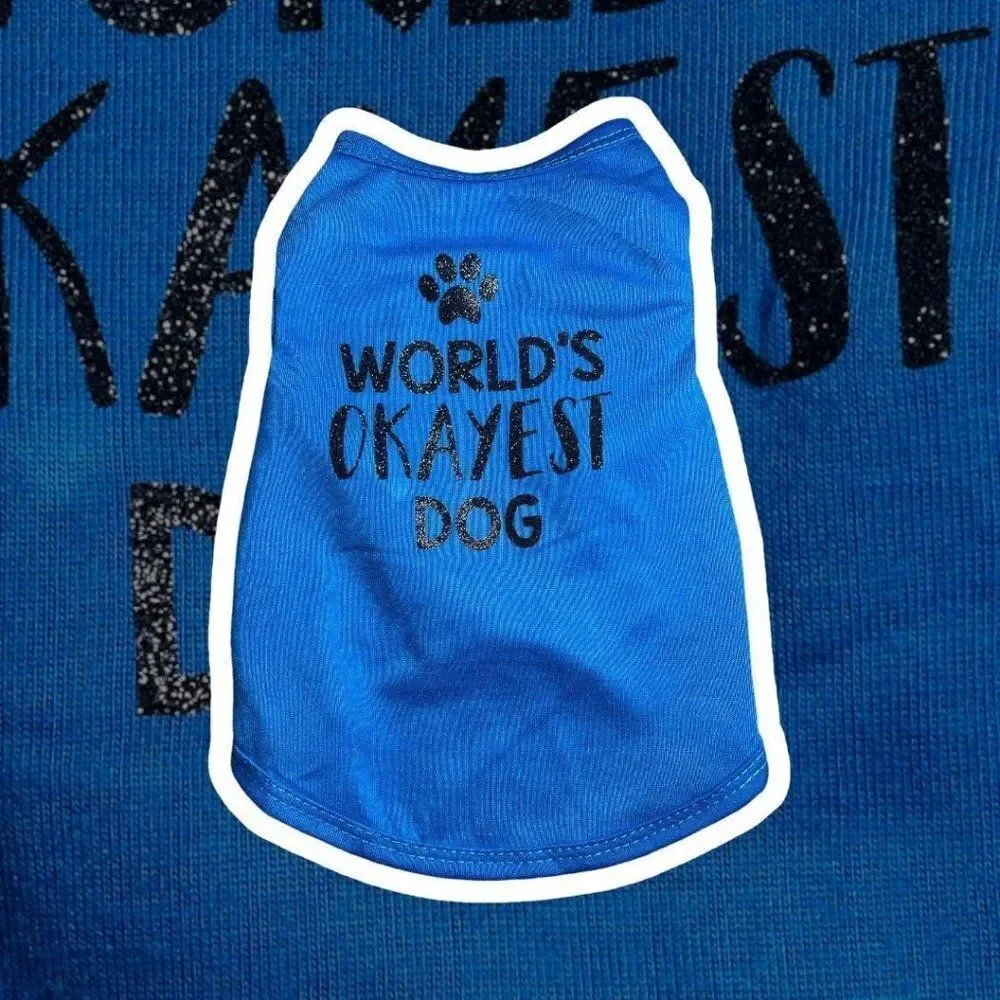 Handcrafted funny Dog Tshirt, dog clothing, dog apparel, dog clothes, pet clothe
